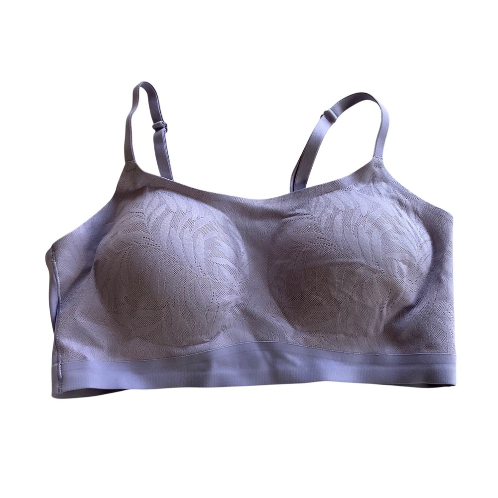 Soma Enbliss Lace Bralette, sz L 
 Wireless Seamless adjustable straps